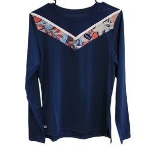 Tail Navy Blue Floral Rashgaurd